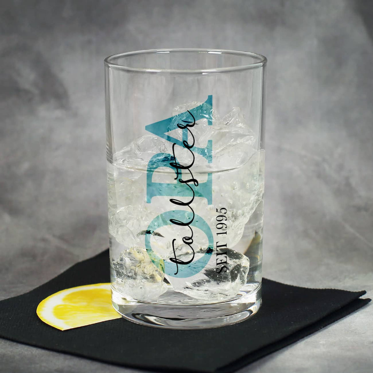 Bedrucktes Schnapsglas mit Ihren Wunschdaten