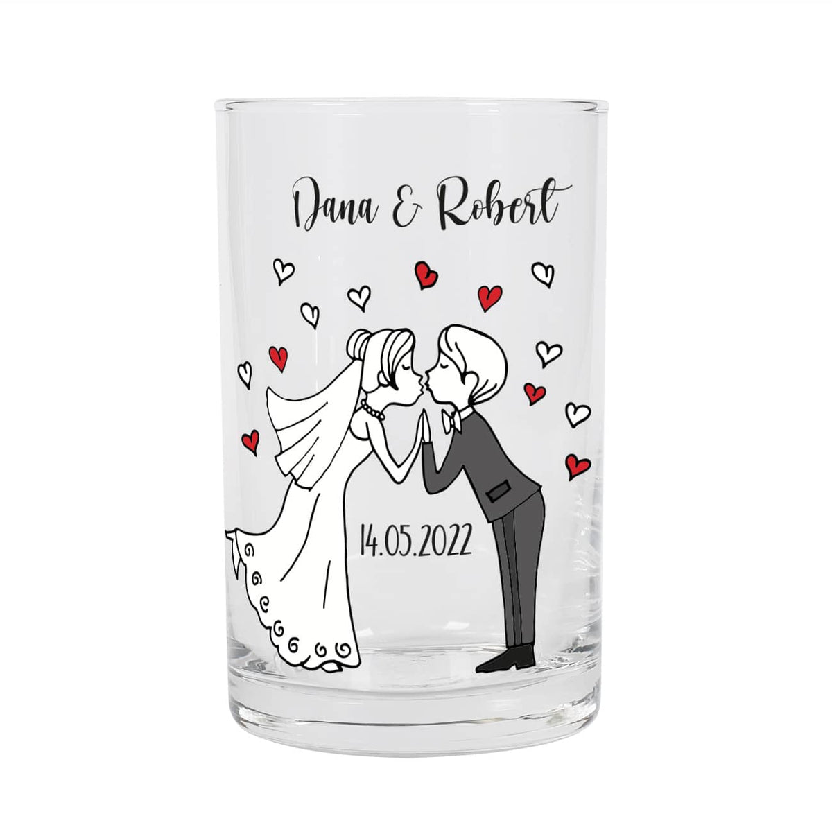 Geschenk zur Hochzeit mit Namen