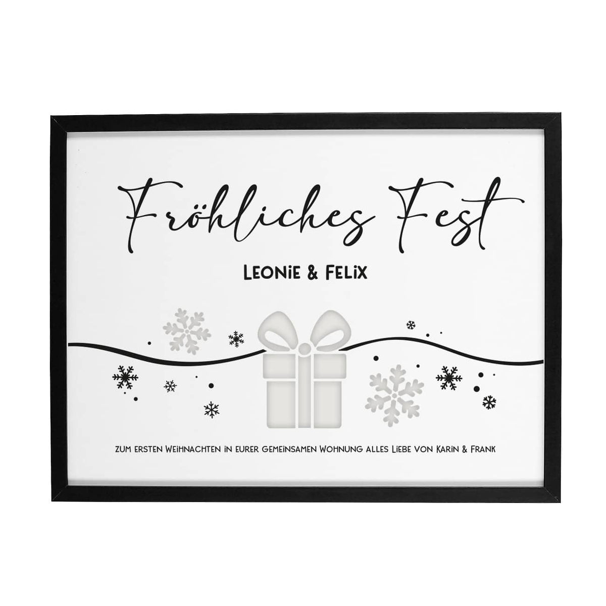 Geschenkverpackung für Geldgeschenk zu Weihnachten