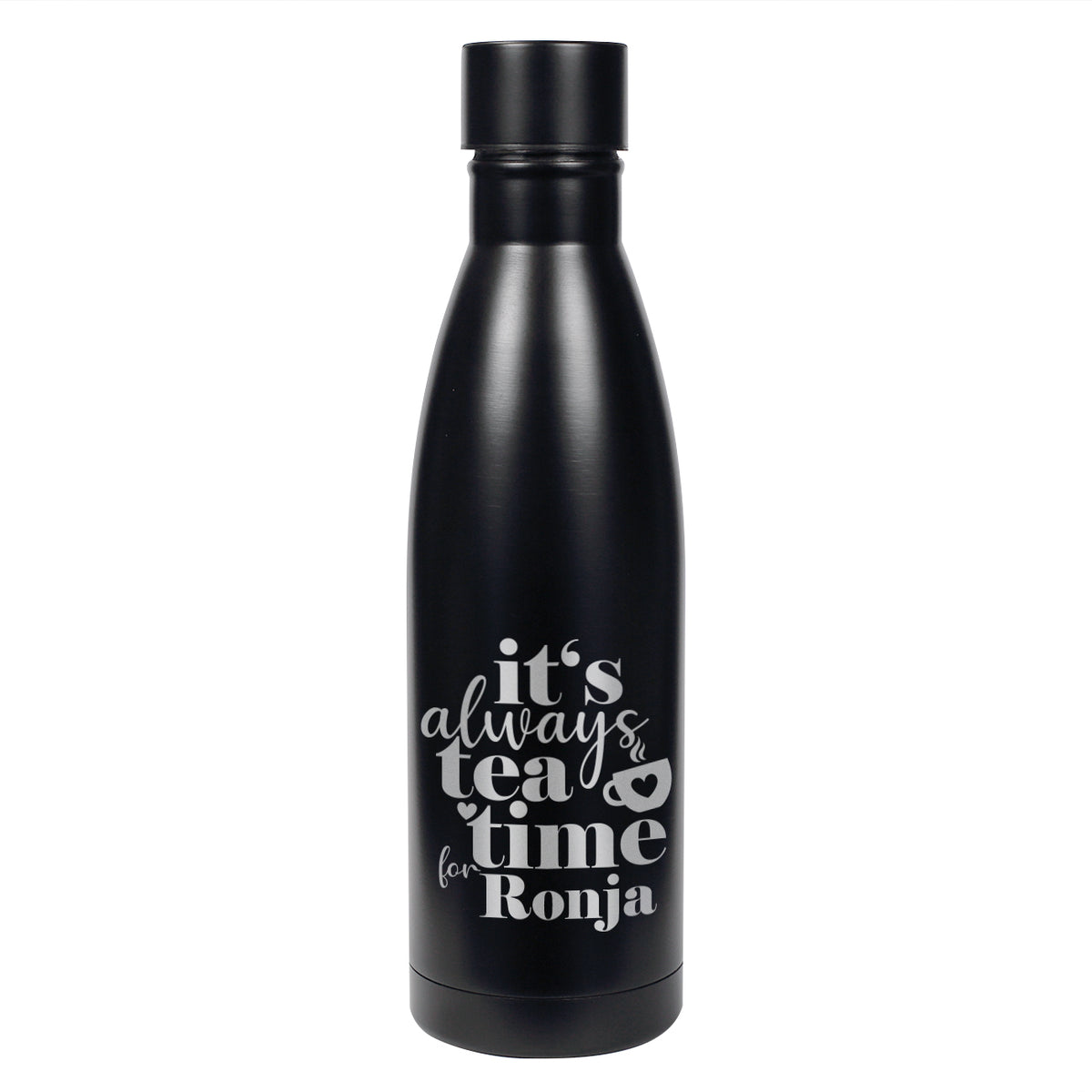Thermosflasche - it's always tea time for - mit Namensgravur