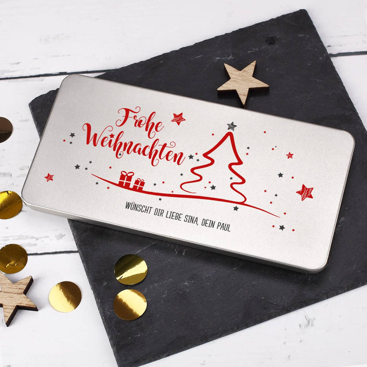 Geschenkverpackung zu Weihnachten für Gutscheine oder Geld