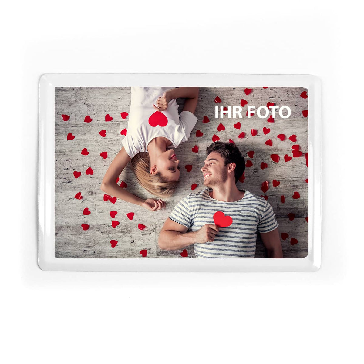 Postkarte aus Blech mit Ihren Foto