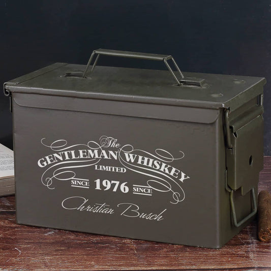 bedruckte Munitionsbox