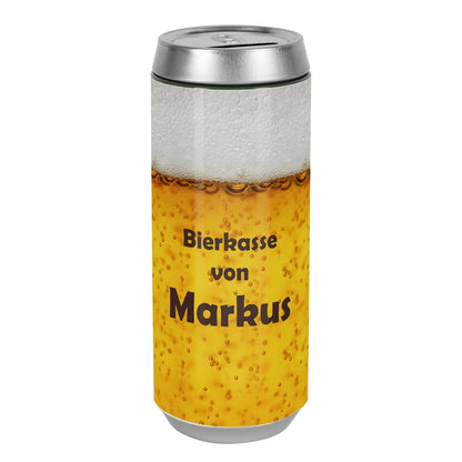 Bierkasse mit Wunschtext