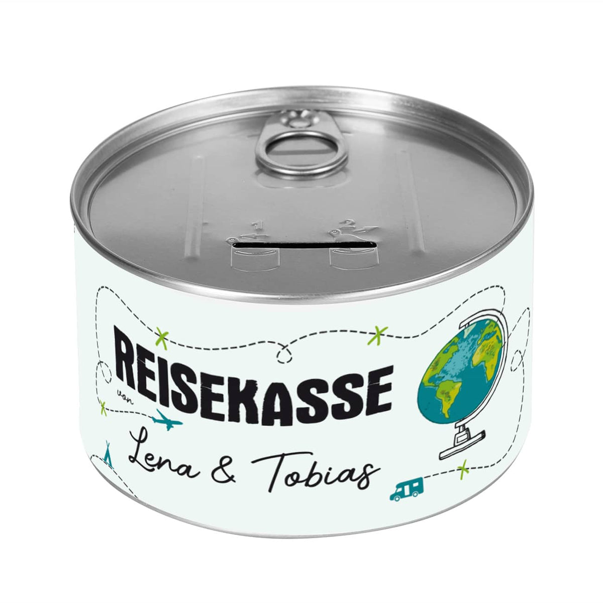 Reisekasse mit Namen nach Wunsch bedruckt