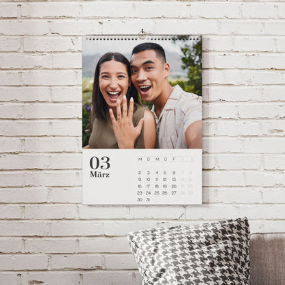 A4 und A3 Wandkalender mit Fotos
