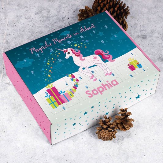 Einhorn - Adventskalender zum selbst Befüllen