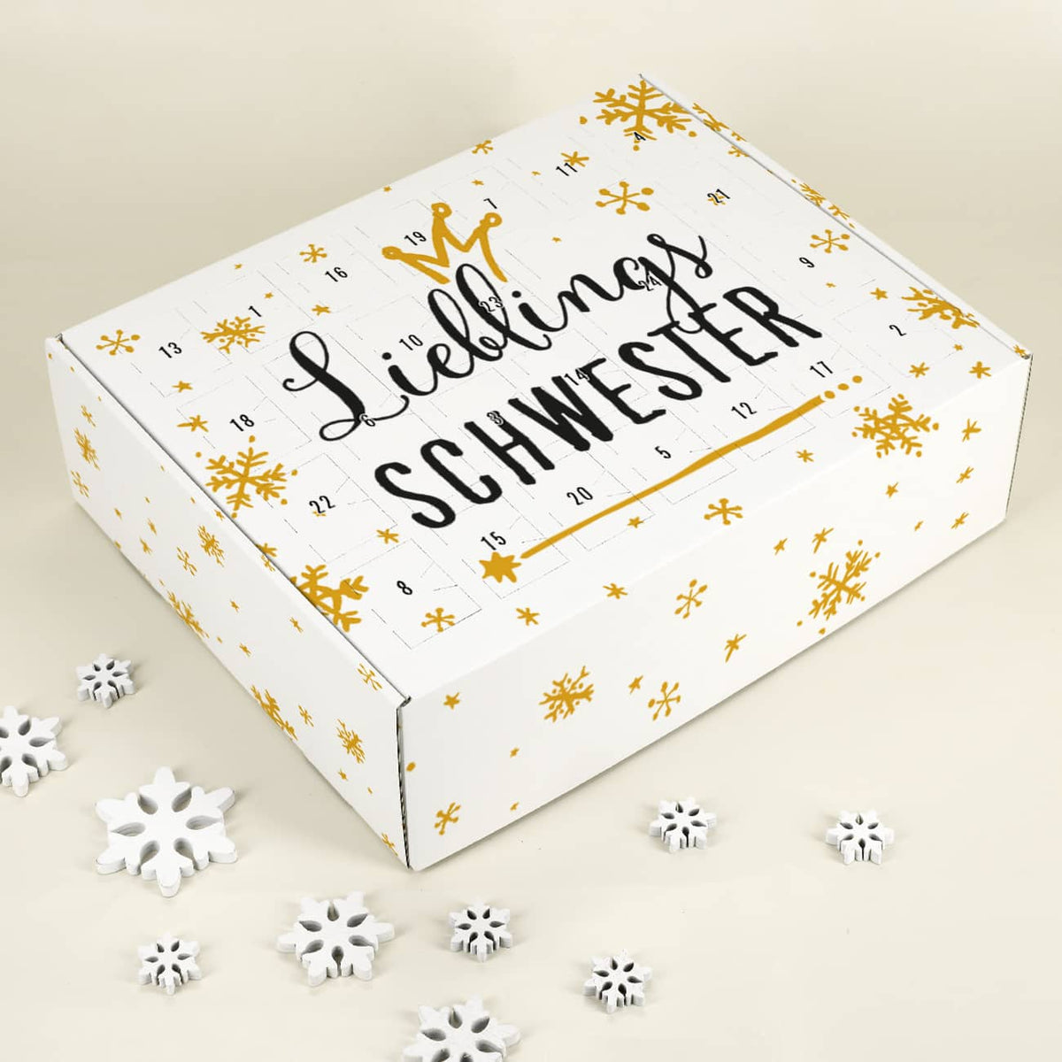 Adventskalender zum selber füllen für Ihren Liebling