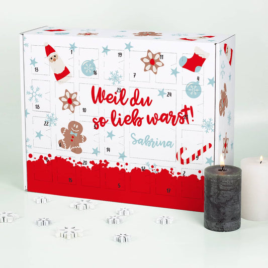 Weil du so lieb warst - Adventskalender zum selber Füllen