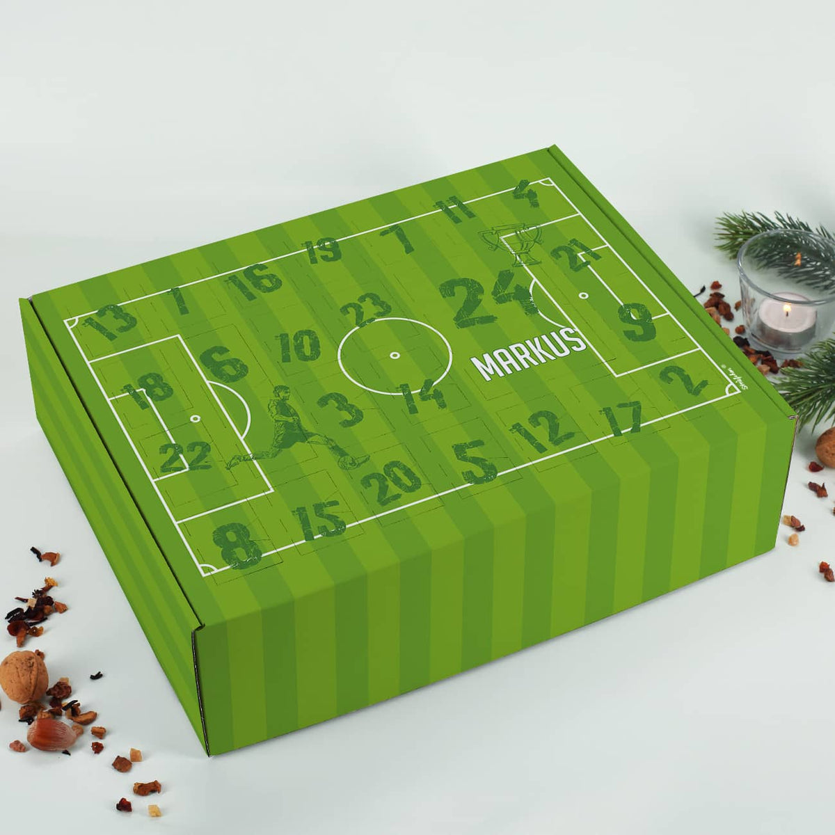 Fußball Adventskalender zum selber Füllen