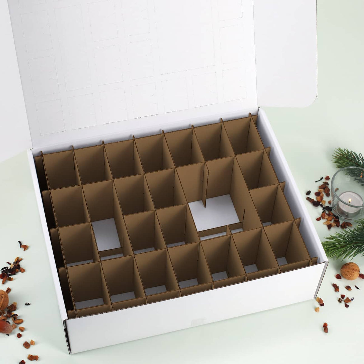 Inlay des Adventskalenders