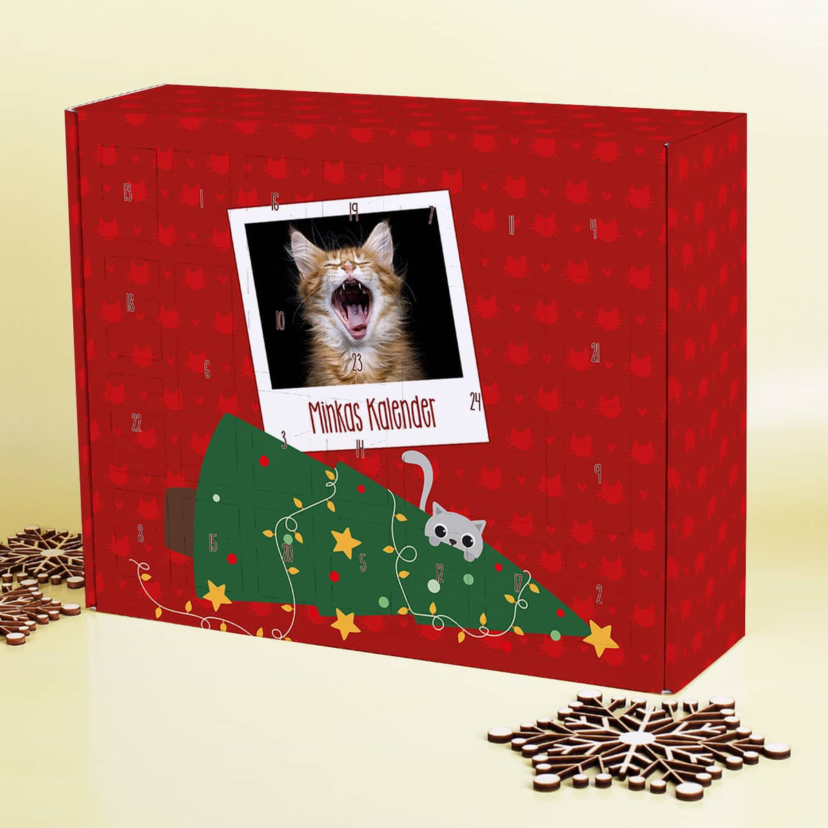 Adventskalender für Katzen zum selbst Füllen