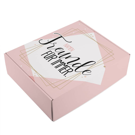 XL-Geschenkbox "Freunde für immer" mit Ihren Wunschnamen