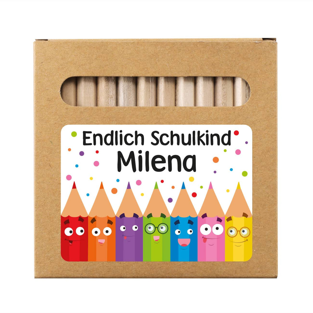 Endlich Schulkind mit Name personalisiert