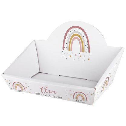 Geschenkkorb Regenbogen zur Geburt