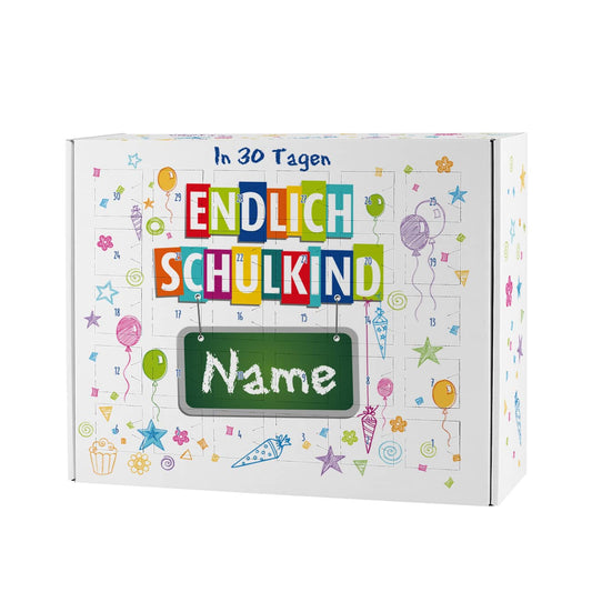 Endlich Schulkind - Countdown Kalender zum Schulstart