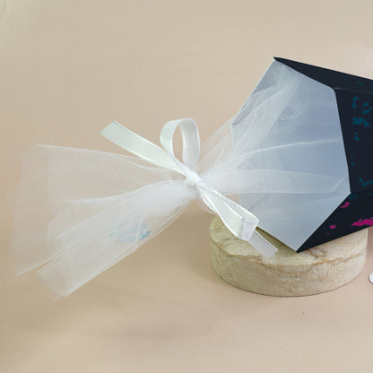 28cm kleine Zuckertüte fürs Studium oder Ausbildung mit Tüll und Schleife