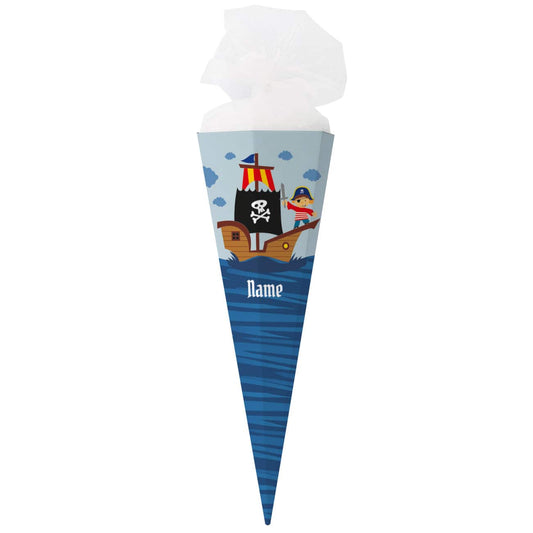 Piraten - Zuckertüte mit Name