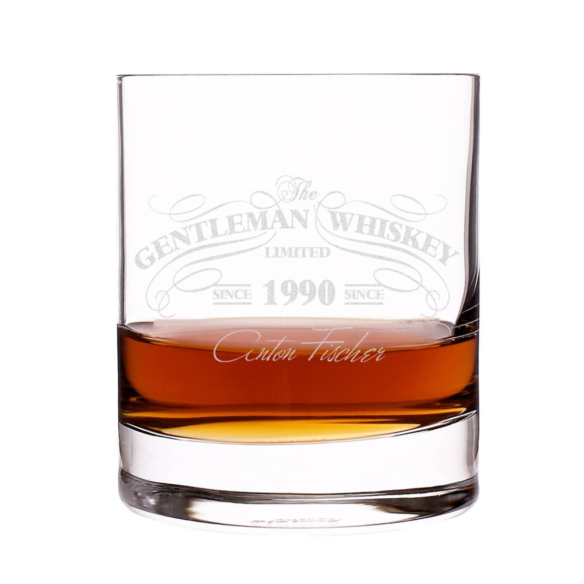 Whiskyglas Gentleman mit Gravur personalisiert