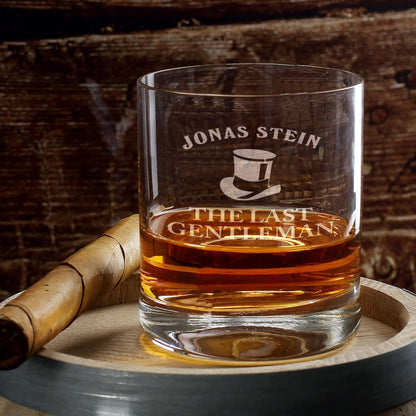 Graviertes Whiskyglas mit Wunschname