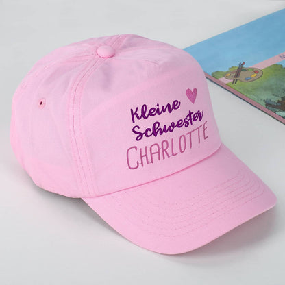 Basecap Kleine Schwester mit Name