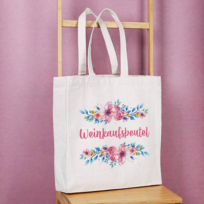 Florales Motiv mit Text nach Wunsch