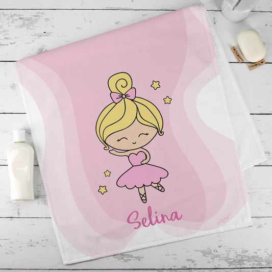 Handtuch mit Ballerina in zwei Größen