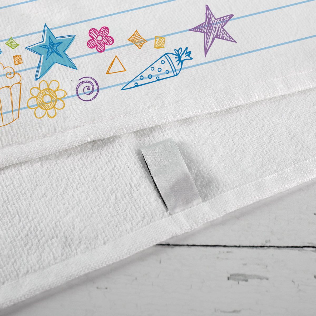 Endlich Schulkind - Handtuch Detail