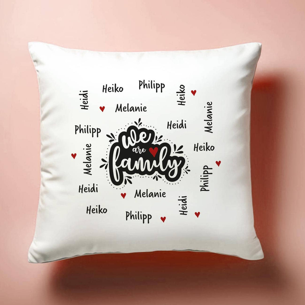 we are family - Deko-Kissen