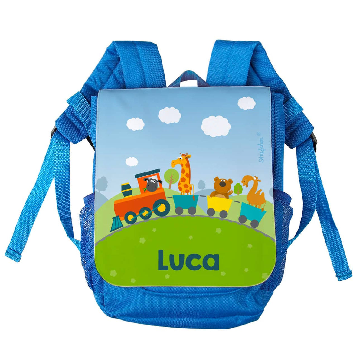  Kinderrucksack mit Eisenbahn 
