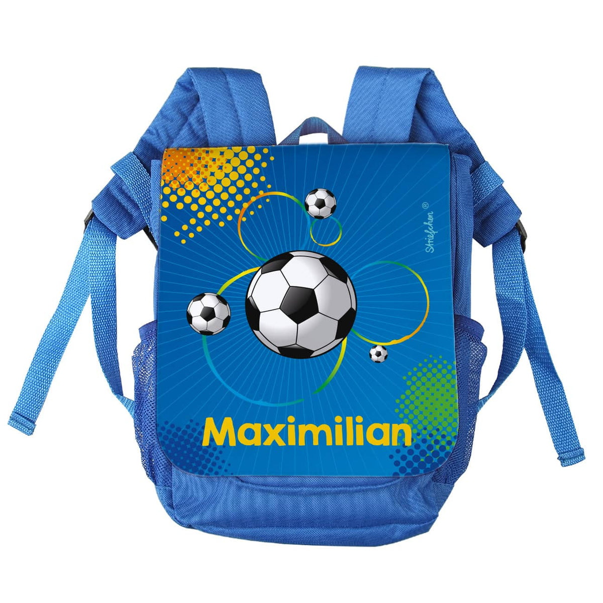 Kindergartenrucksack Fußball Name
