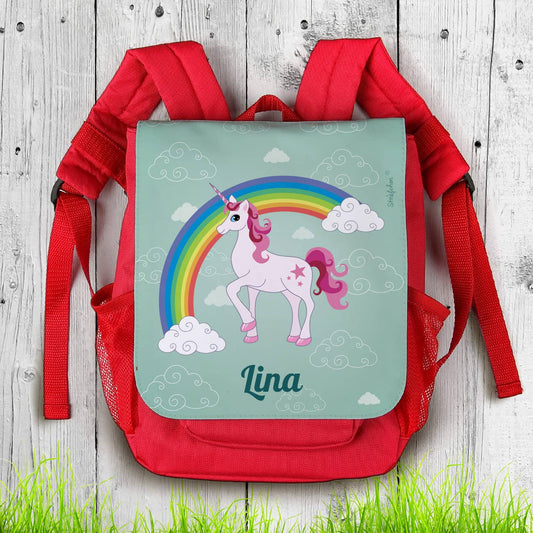 Kinder Rucksack Einhorn Name