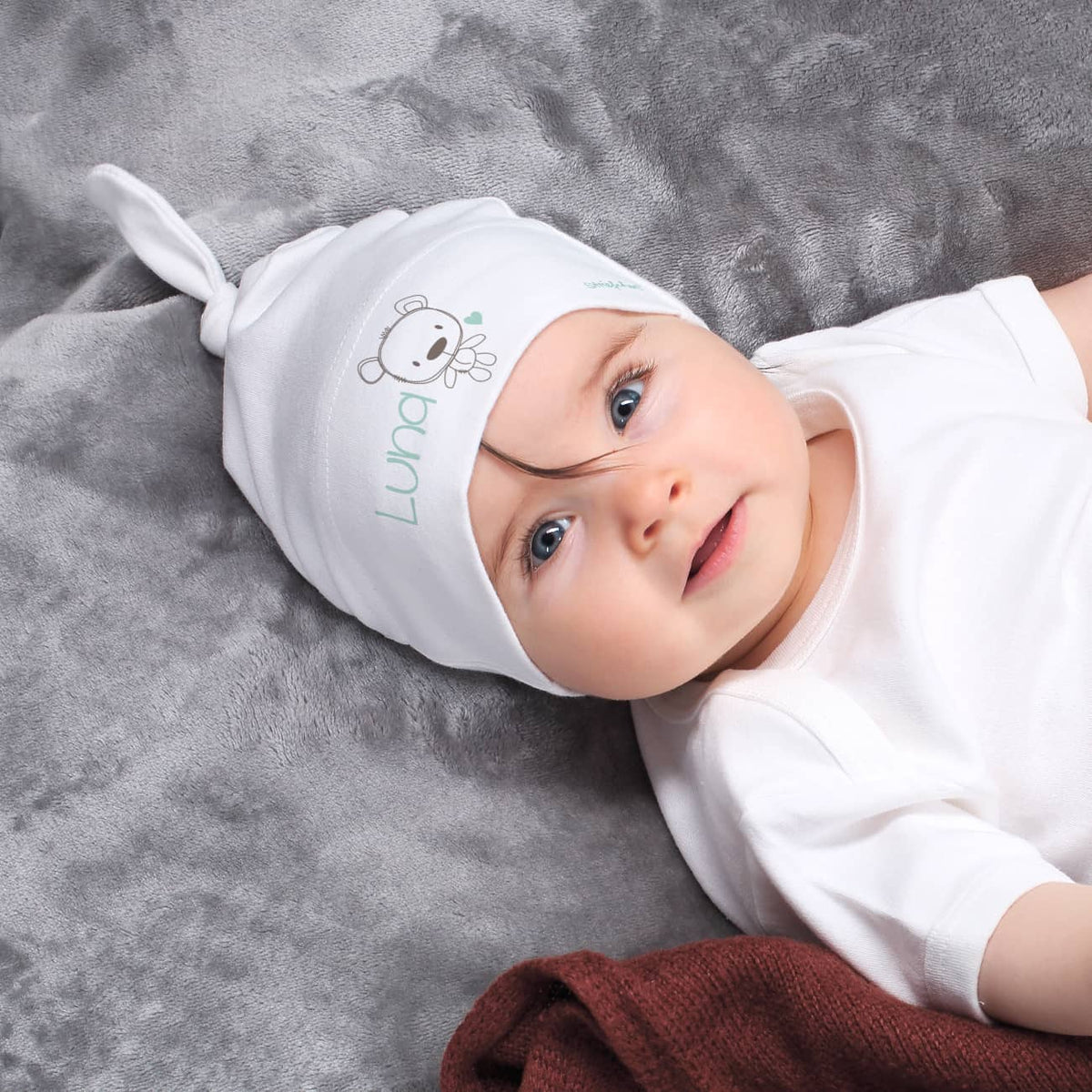 Persönliche Babymütze zur Geburt