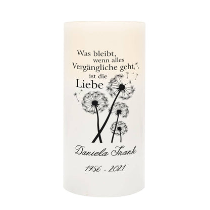 Bedruckt mit Name und Datum nach Wunsch