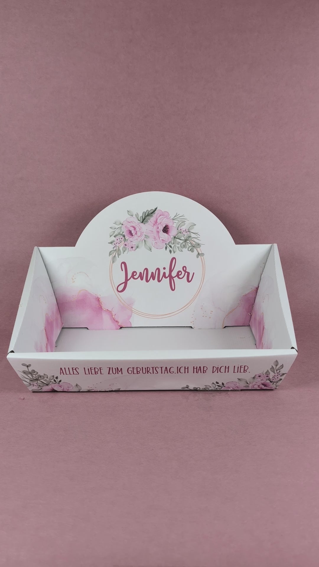 Geschenkkorb zum Geburtstag Befüllungsidee