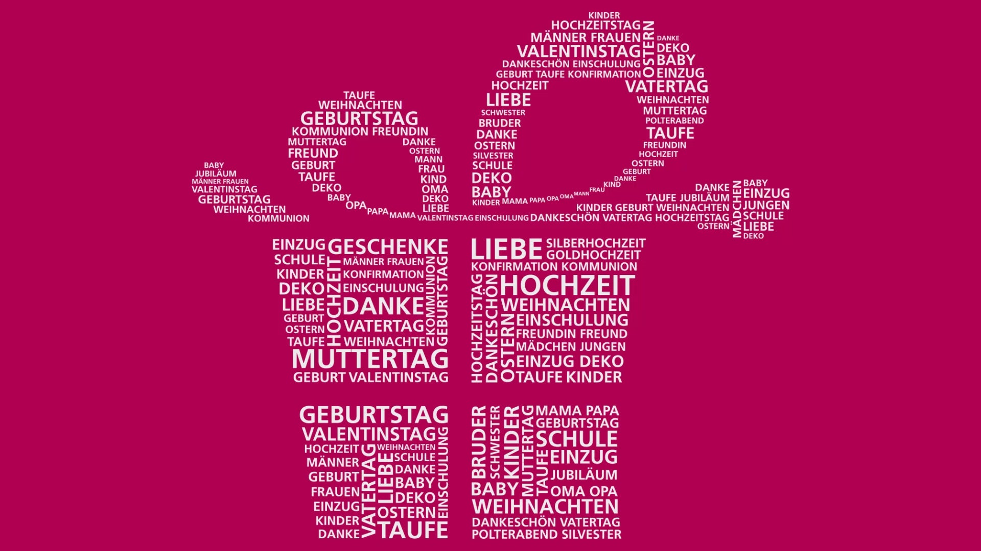 Weiße Keramiktasse mit farbigen Namensaufdruck