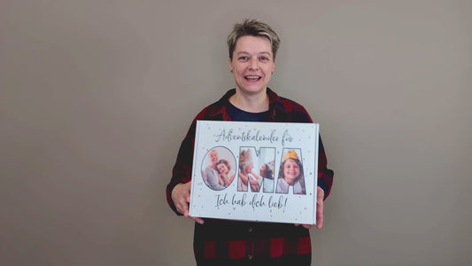 DIY Foto-Adventskalender für die OMA mit Ihrer Personalisierung