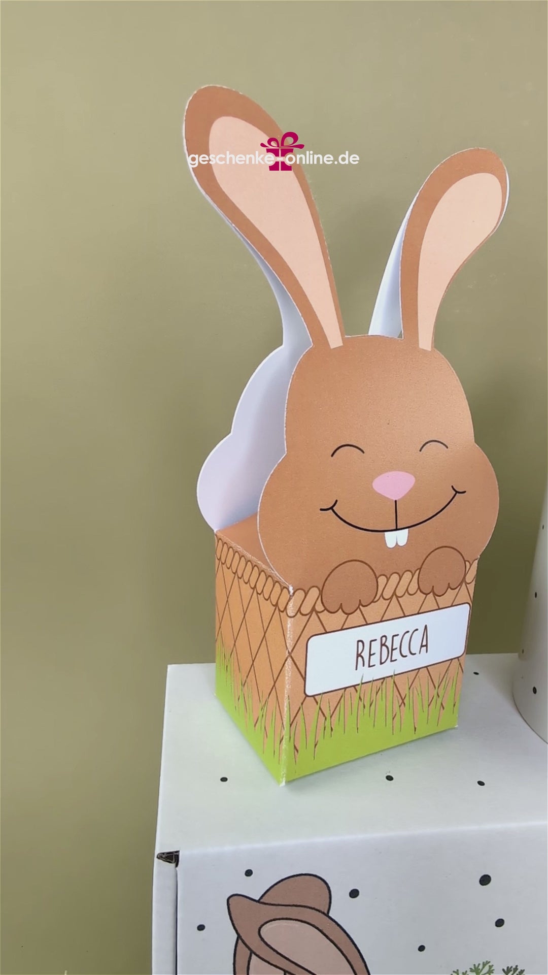 kleines Geschenkset mit Personalisierung zu Ostern