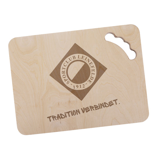 Bierkastendeckel mit Vereinslogo "SC Leinefelde" graviert