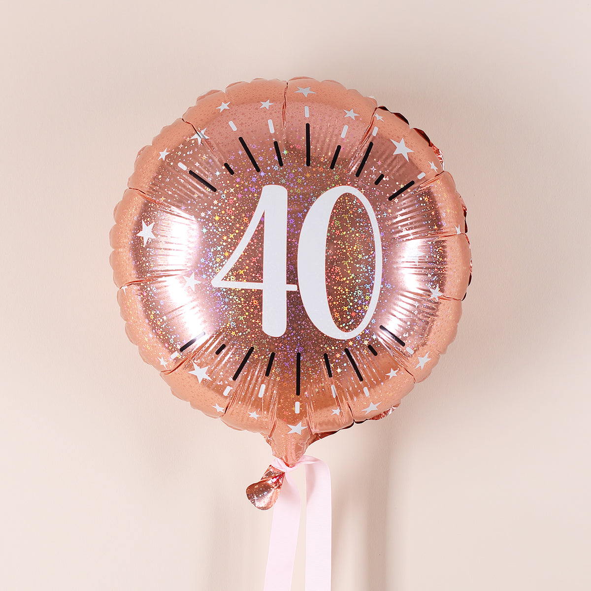 Folienballon rosé 40