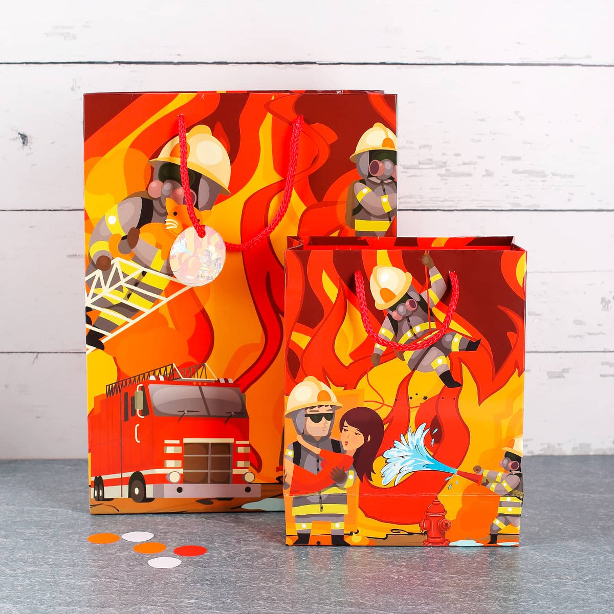 Geschenkverpackung für Feuerwehrmänner