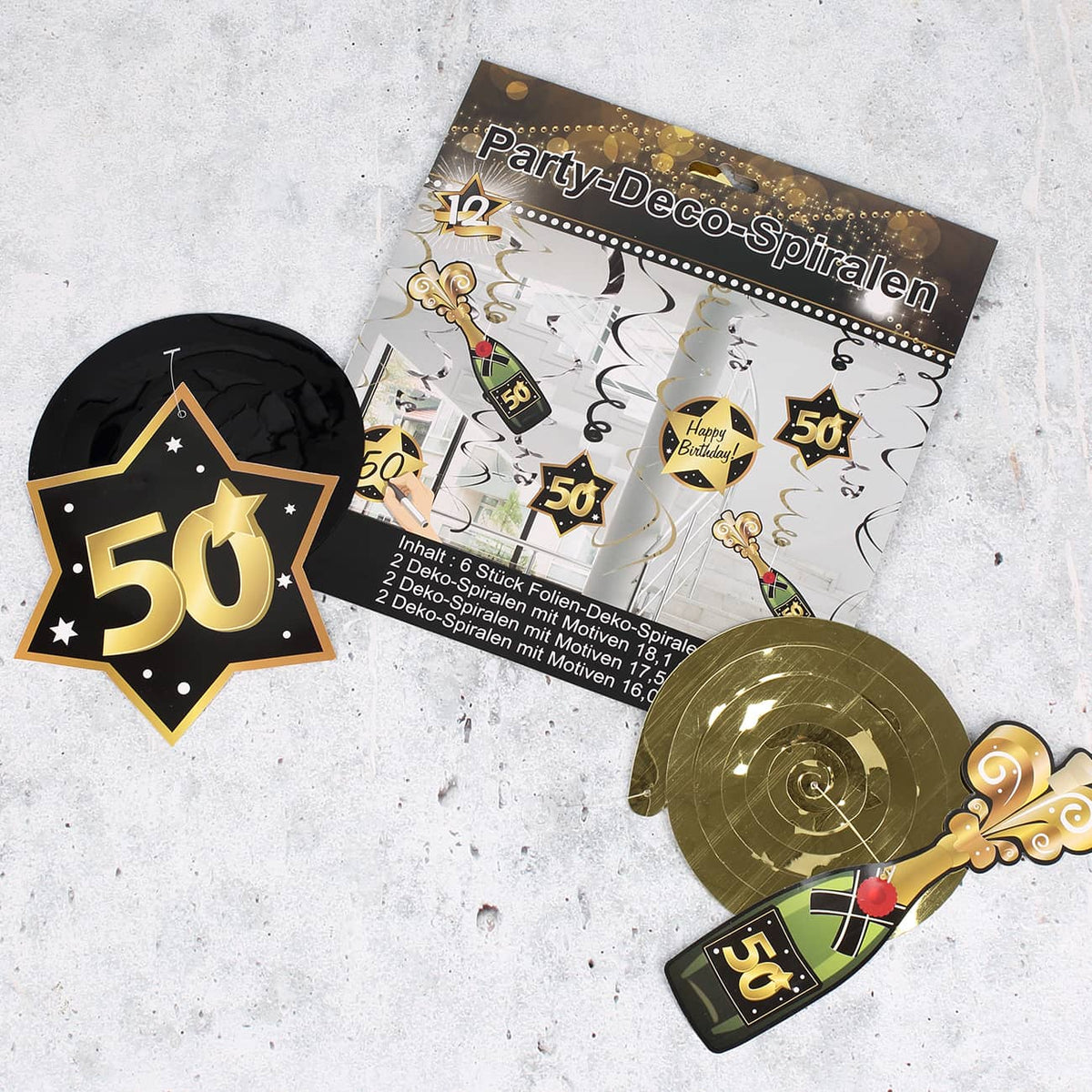 Party Dekoration Star zum 50.