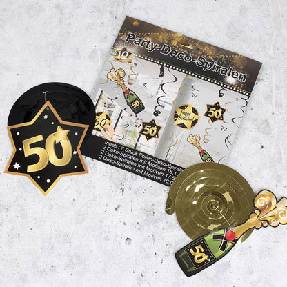 Party Dekoration Star zum 50.