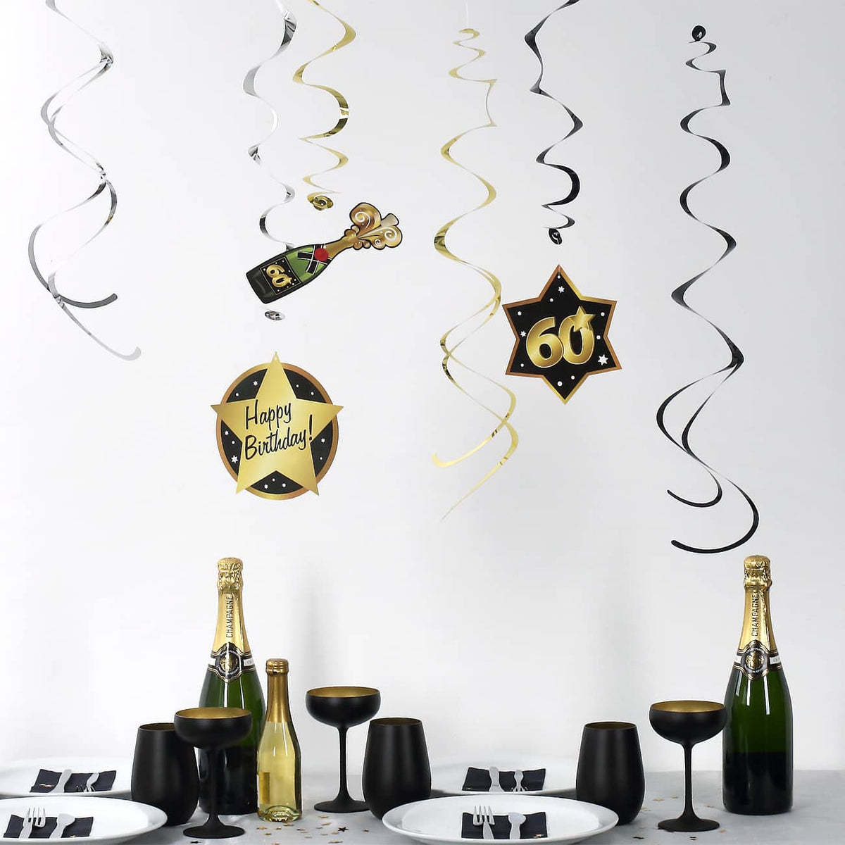 Party Dekoration Star zum 60. Geburtstag