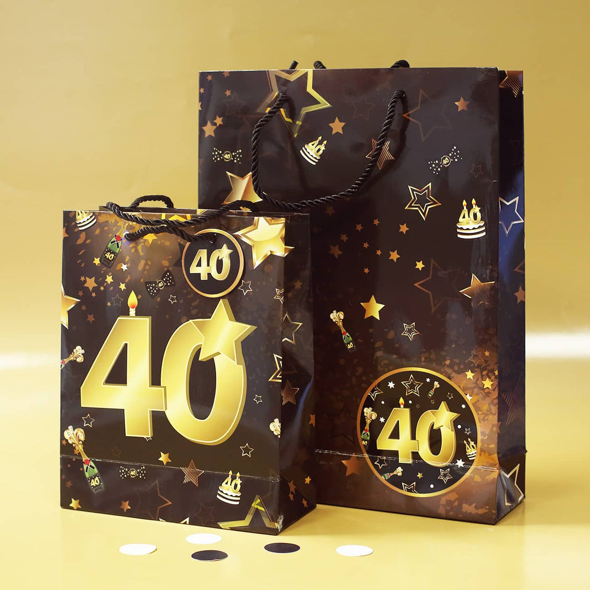 Geschenktaschen zum 40. Geburtsag