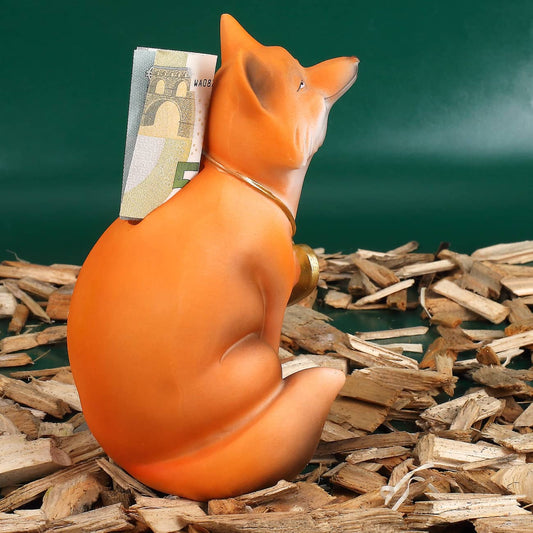 Fuchs als Spardose
